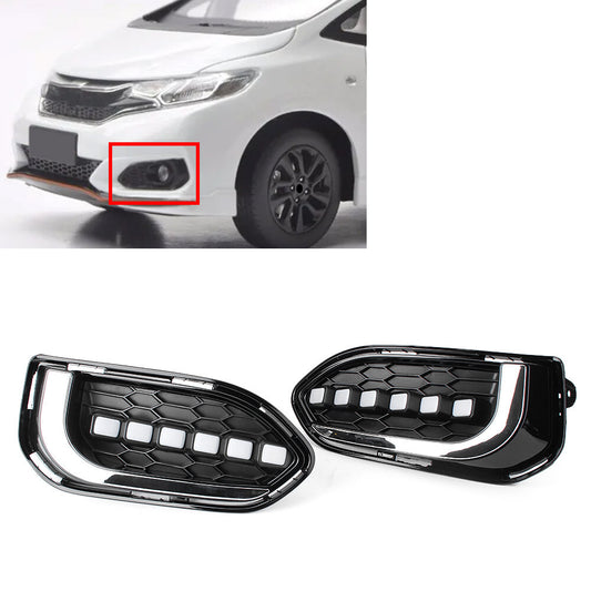 2x LED DRL Daytime Running Light Fit for Honda Fit/Jazz 2018-20 Q