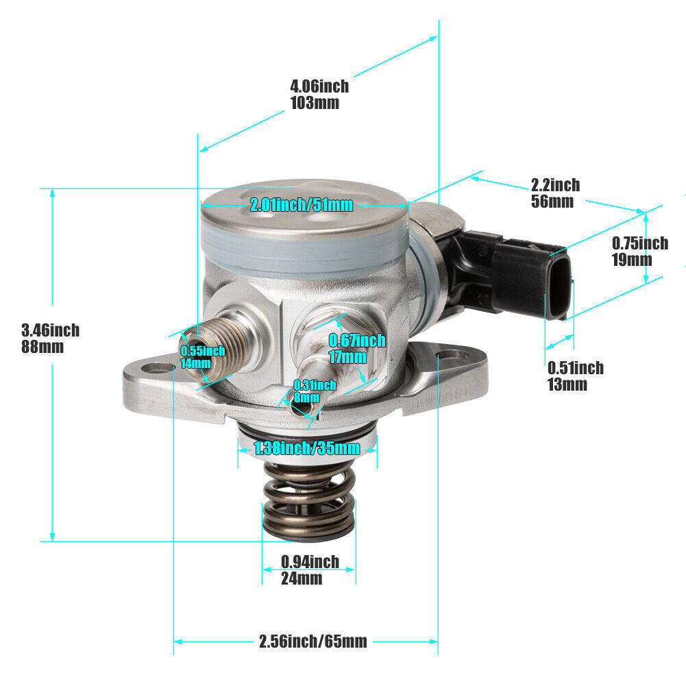 High-pressure fuel pump suitable for NISSAN QASHQAI 1.2 DIG-T H8201146431-
