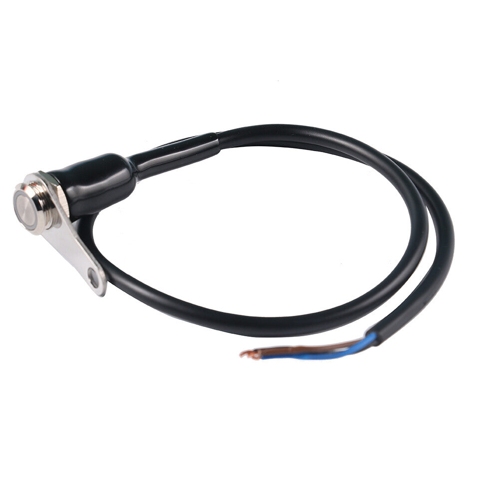 For Universal 12V Green LED Indicator Motorcycle Handlebar Self Return Button Q