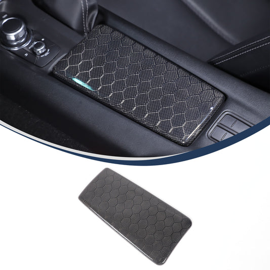 Honeycomb carbon fiber center armrest box cover for Mazda MX-5 Miata- n