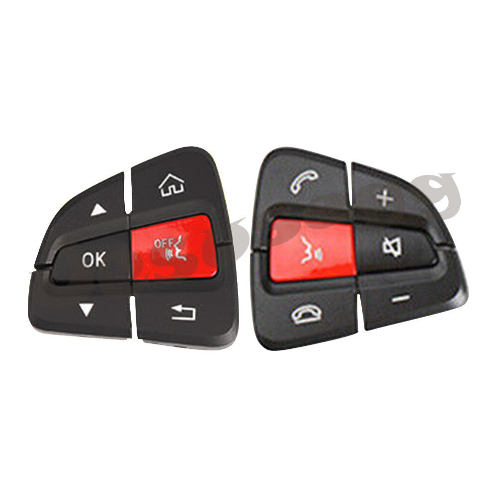 2x LHRH Steering Wheel Switch Button Cover Repair Kit for Benz 15-19 GLC W205 Q