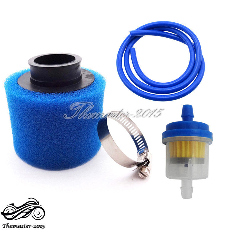 Fuel Hose 38mm Air Filter For 110cc 125cc ATC Pit Dirt Monkey Bike Taotao SSR Q