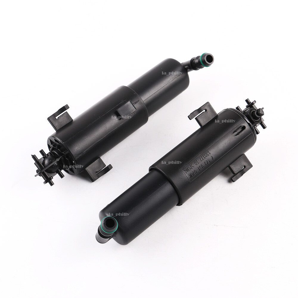 Pair L R Headlight Washer Nozzle Sprayer Cylinder Pump Right for BMW E70 for X5