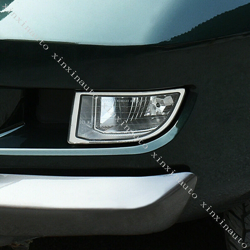 Chrome Front Fog Light Lamp Molding Trim Cover For 2003-2009 for Toyota Prado FJ120