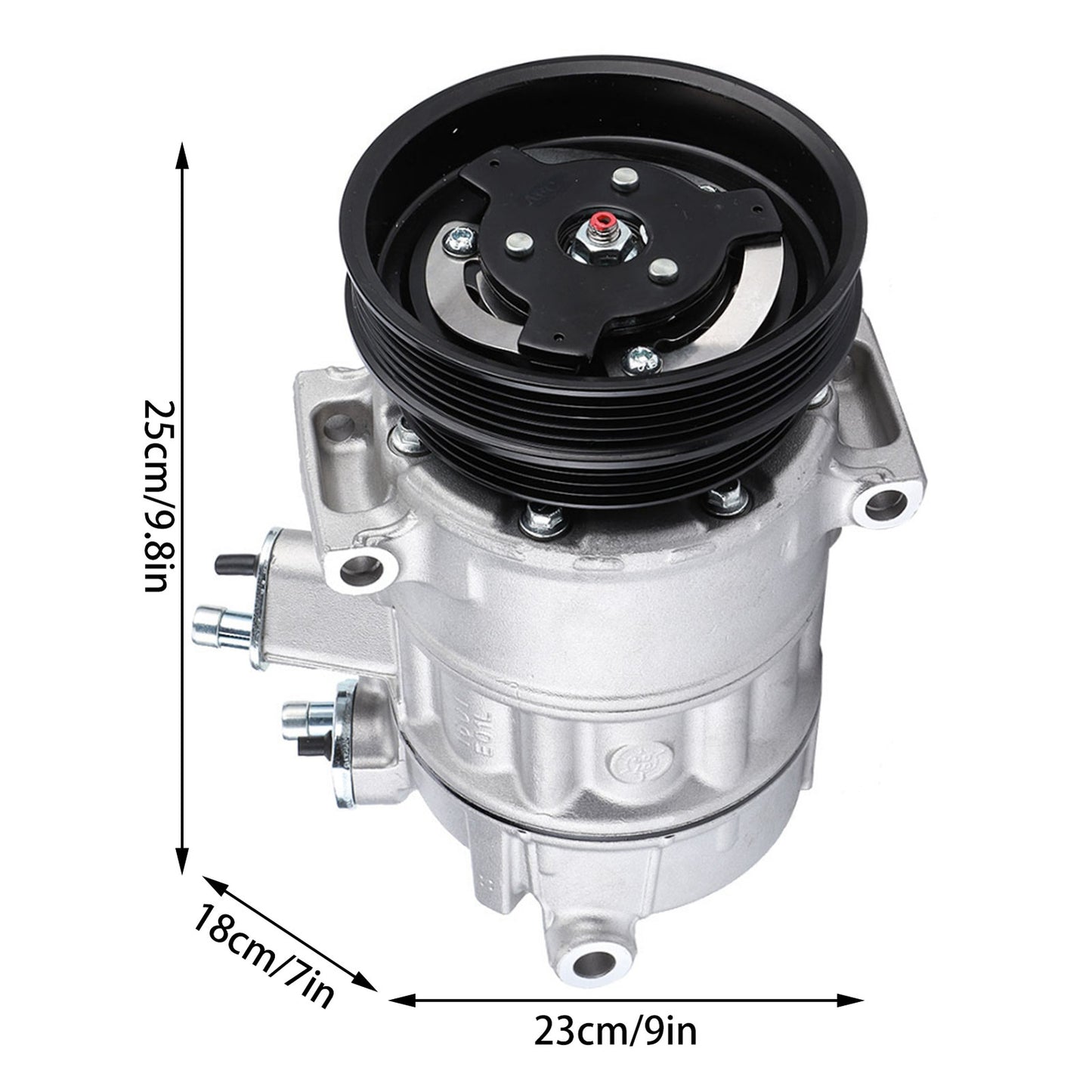 AC Compressor and A/C Clutch IG567 CO4574JC Fits Durable for Beetle 2006-2014 Q