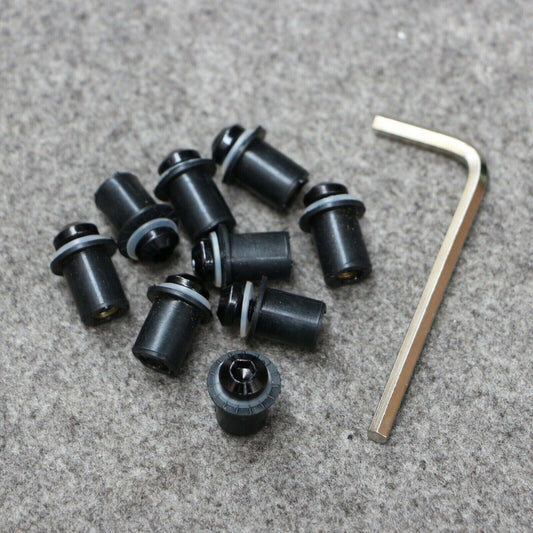 10PCS Windscreen Windshield Bolt Screw Kit Fit For GSX-S1000/750 GSXR600/1000
