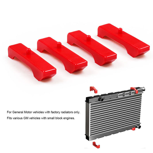 4Pcs Rubber Radiator Insulator Pads Mounts Cushions Block for GM for Chevrolet for GMC