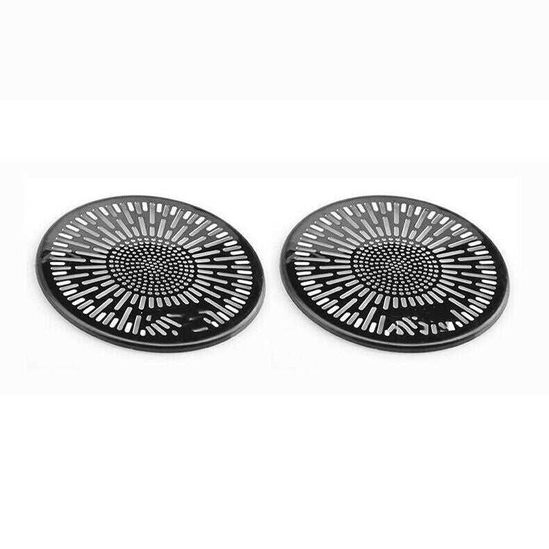 for Hyundai Sonata 2020-2023 Black Steel Front Door Speaker Horn Cover Trim 2pcs n