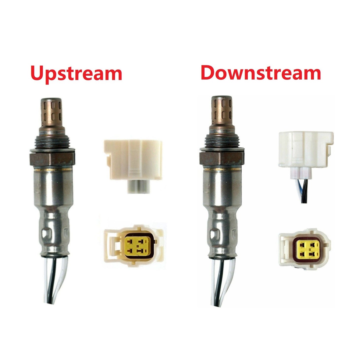 2pcs Oxygen Sensor O2 Sensor Upstream+Downstream For 2013-2016 for Dodge Dart 2.0L Q