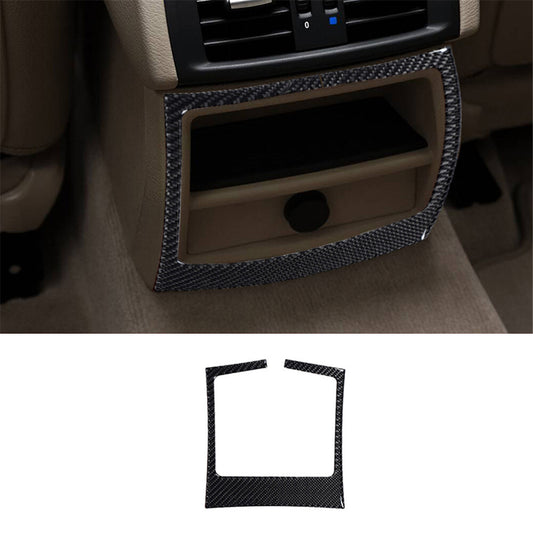 Carbon Fiber Air Vent Outlet Decorative Cover Trim For Explorer 2013-2019 v