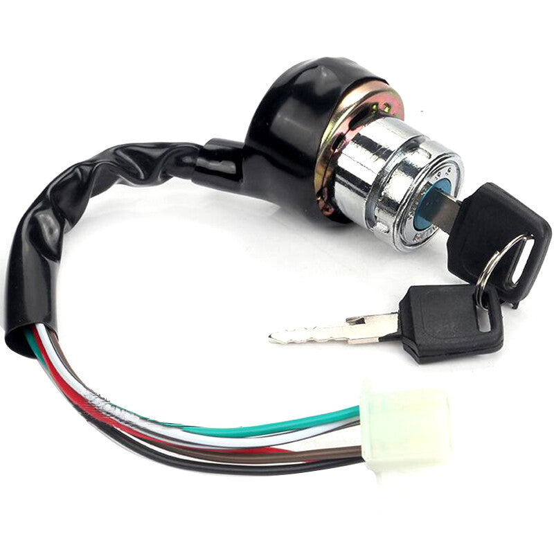 Ignition Switch ATV Karting Electric Key 6 Wire On/Off Tool Universal Motorcycle