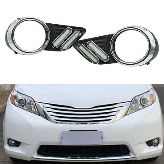 LED Daytime Running Lights DRL For 2011-2014 2012 2013 for Toyota for Sienna