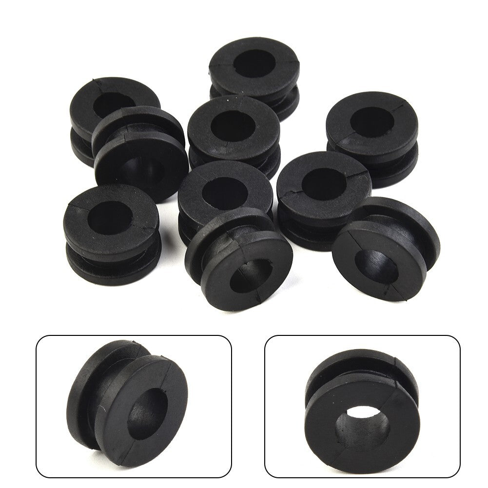 10Pcs Universal Motorcycle Rubber Grommet Mount Set/Side Cover Fender Accessory v