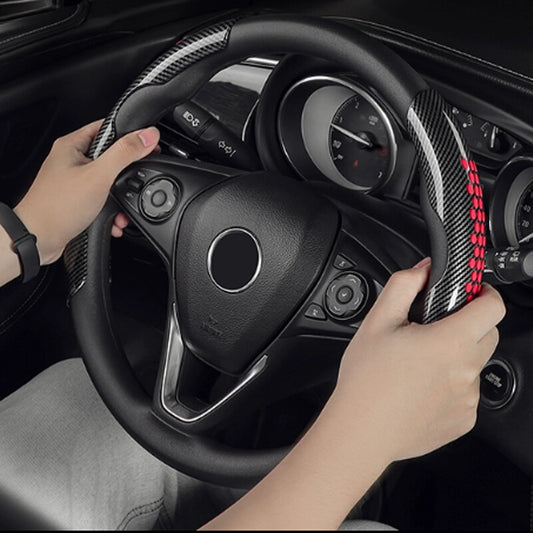 Carbon fiber automobile steering wheel booster sleeve automobile parts anti-skid