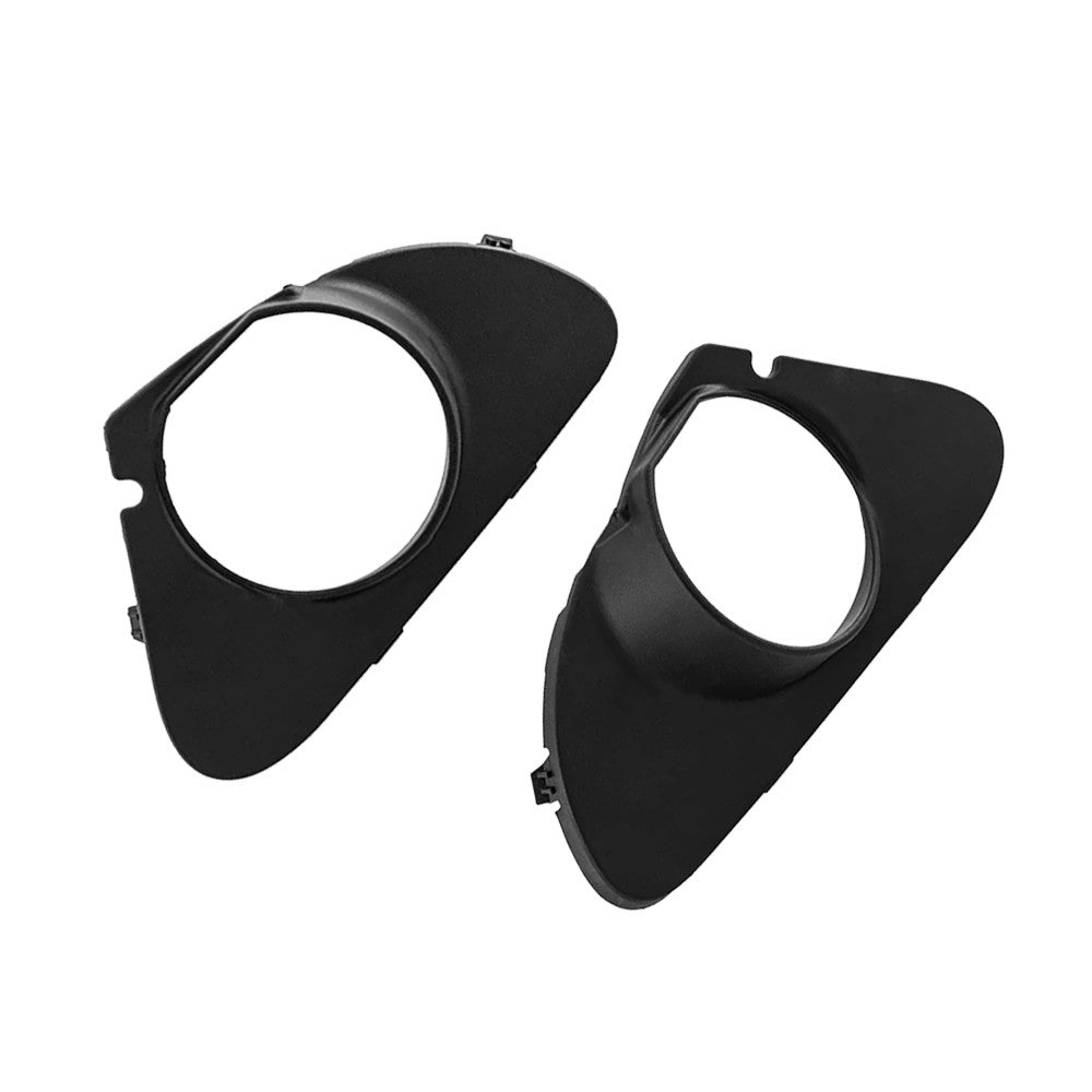For 645CI 650I 650Ci 645 Left + Right Front Bumper Fog Light Lamp Covers Frame