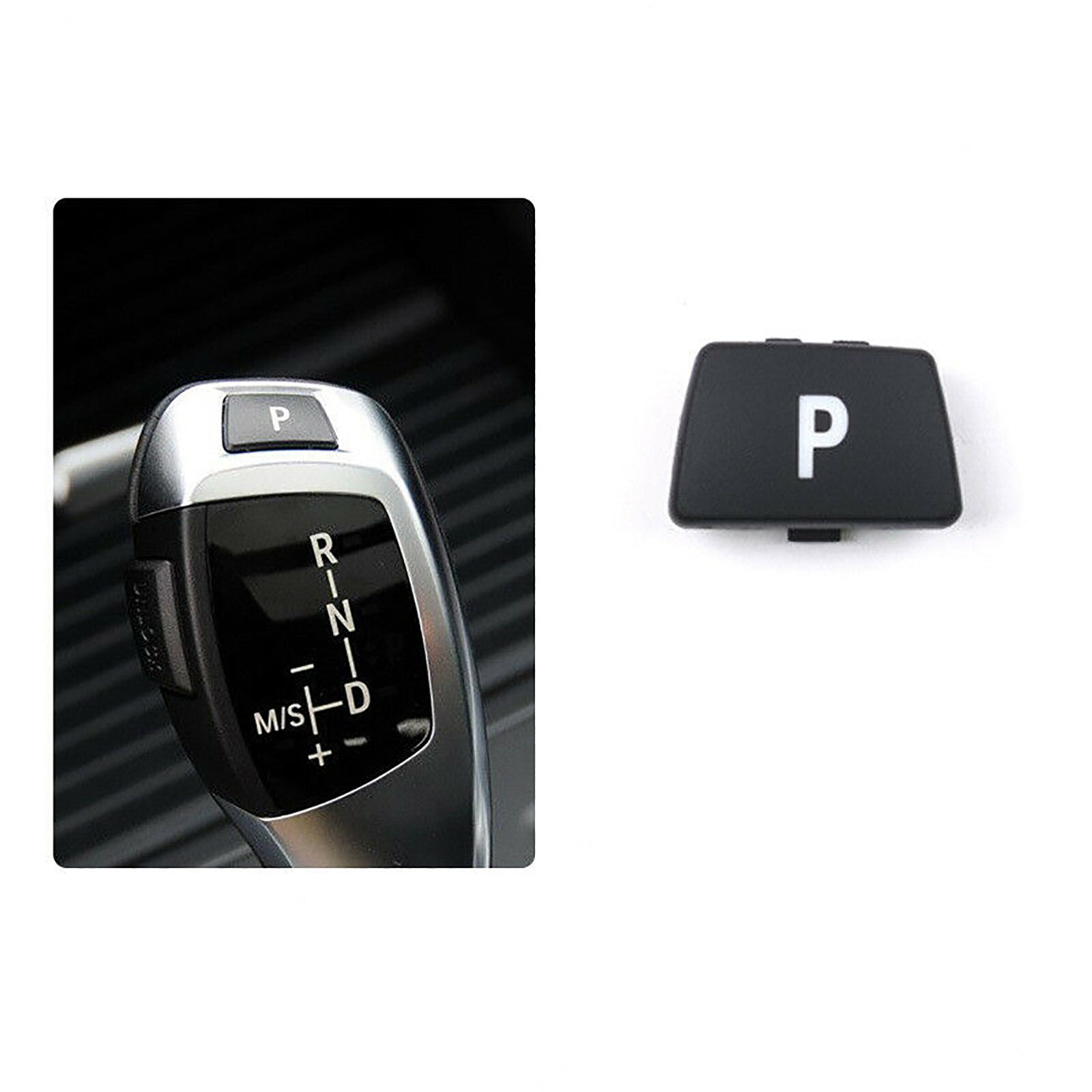 Gear Shift Change P button and lever button for BMW 3 Series, 5 Series, 7 Series, F01, X1, X3, X5 Q
