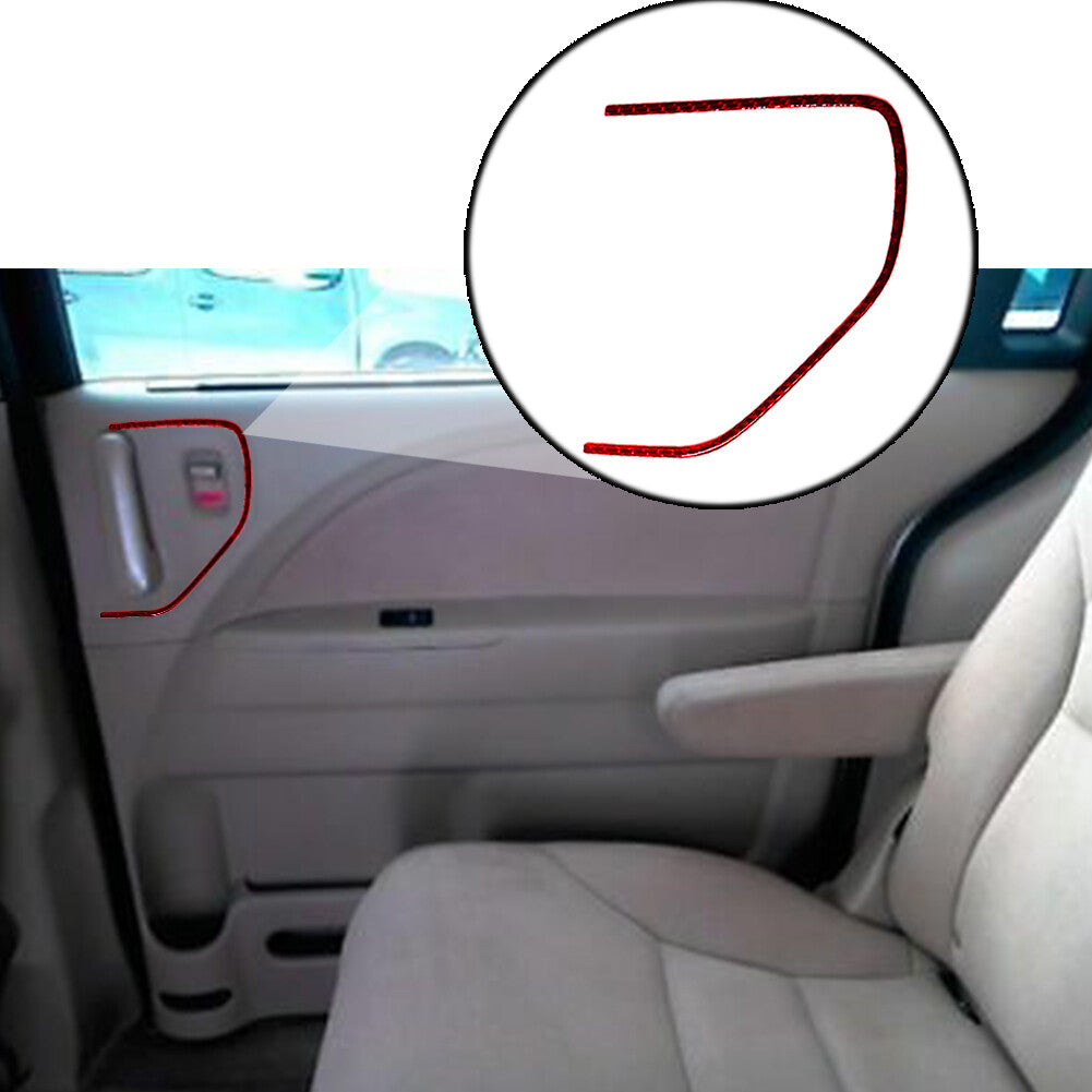 2Pcs Carbon Fiber Front Side Air Outlet Cover Trim for Honda CRV CR-V 2012-2014 v