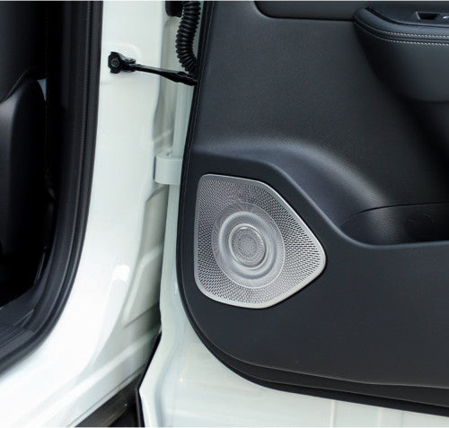 For F150 2021-2023 Gloss Black ABS Car Rear Door Tailgate Handle Cover Trim v