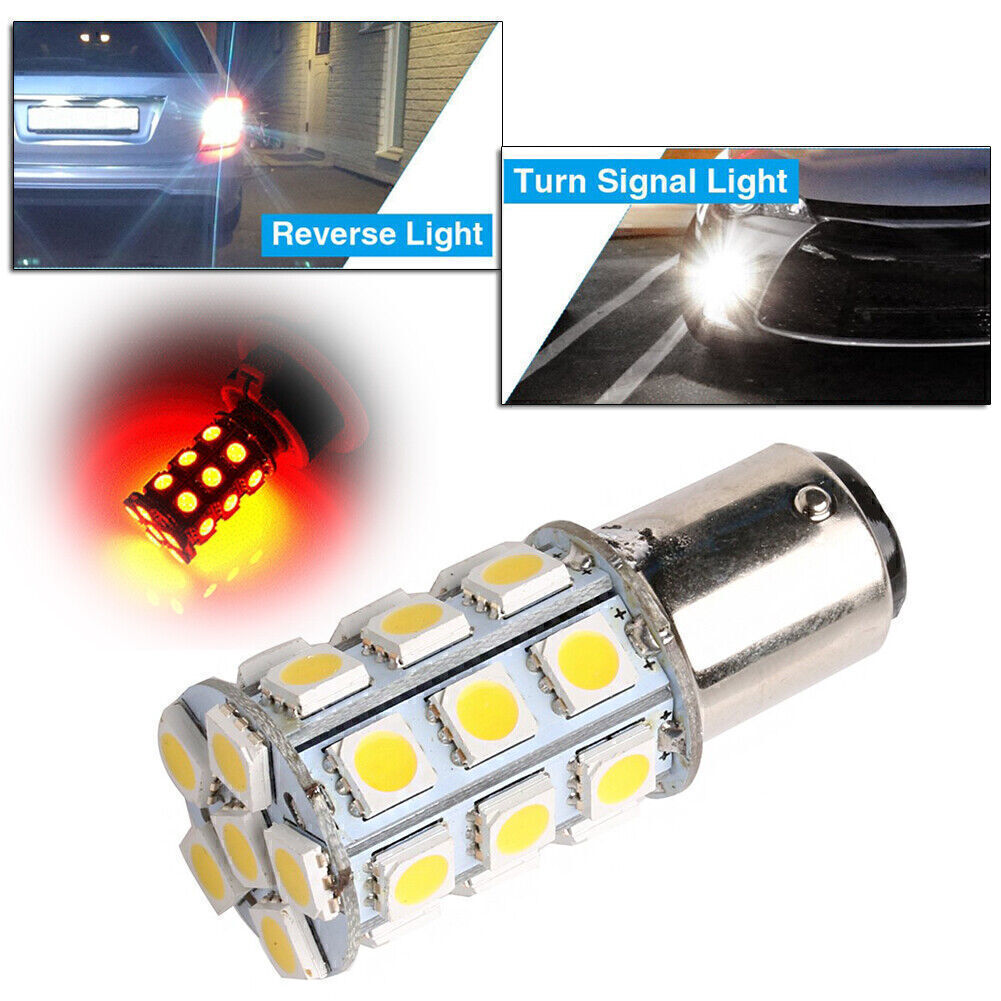 BA15D Side Marker Lamp SMD Blue/White/Red Lights Turn Signal Light Auto Car