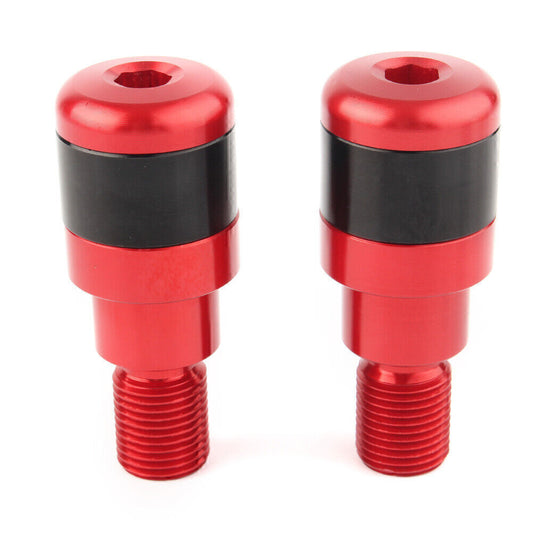 7/8¡±Handle Bar End grip Plugs for Yamaha MT-07 MT-09 FZ07 2014-2015 &MT-10 Red Q