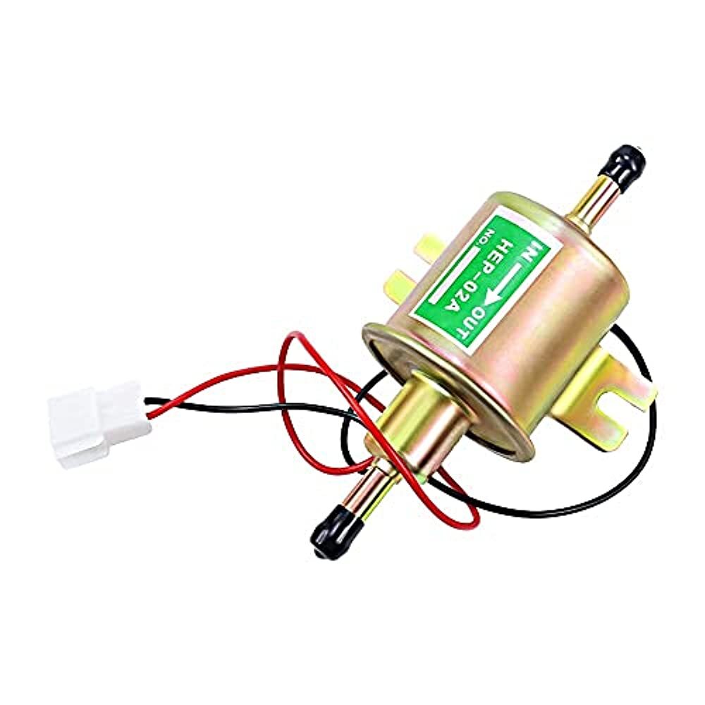 Inline Fuel Pump 12v Electric Transfer Low Pressure Gas Diesel Fuel Pump HEP-02A
