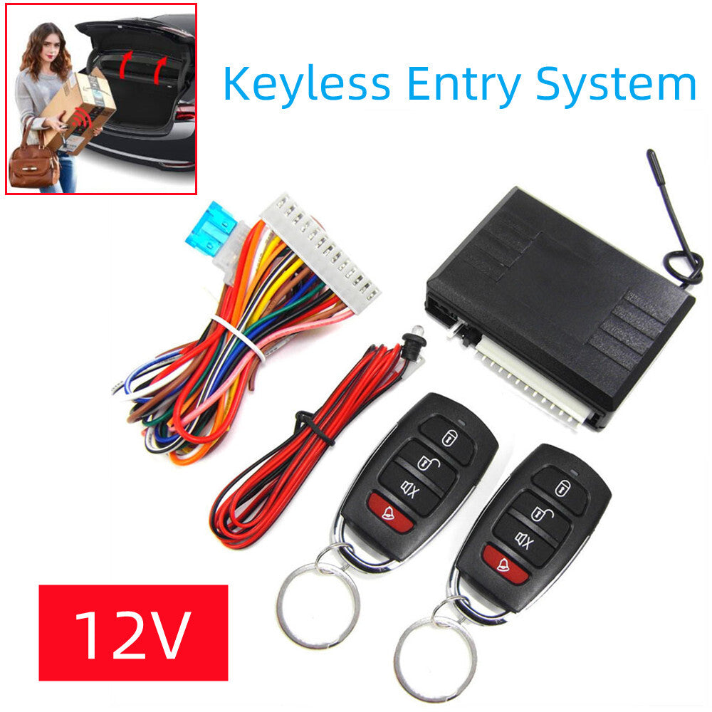 US Car Remote Alarm Keyless Entry System Central Door Lock Set v