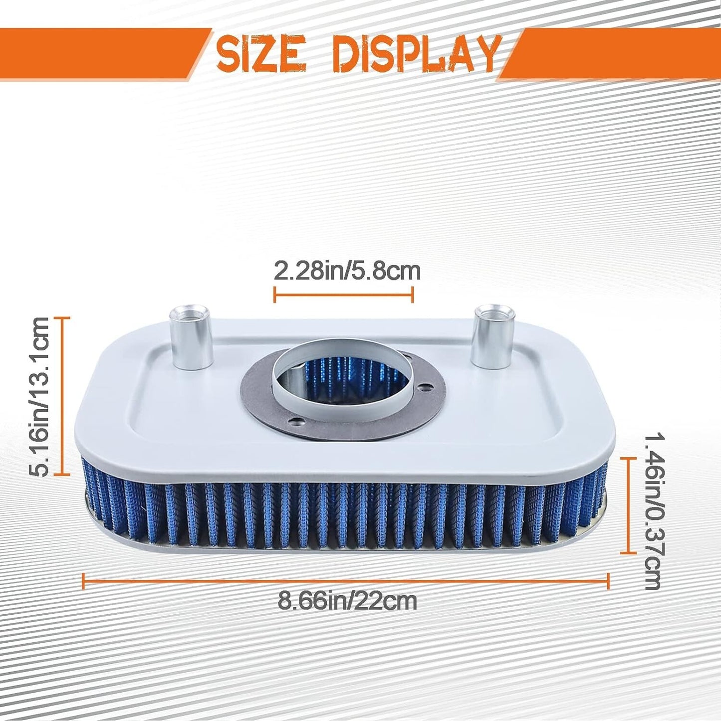 Air Filter for HarleyDavidson Sportster XL883C XL1200R XLH883 2004-2013 29331-04