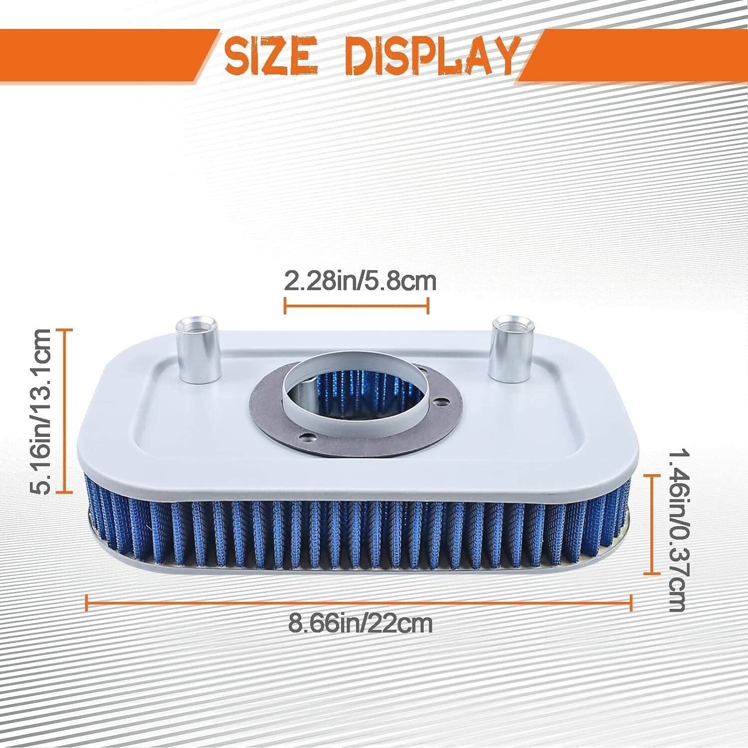 Air Filter for HarleyDavidson Sportster XL883C XL1200R XLH883 2004-2013 29331-04