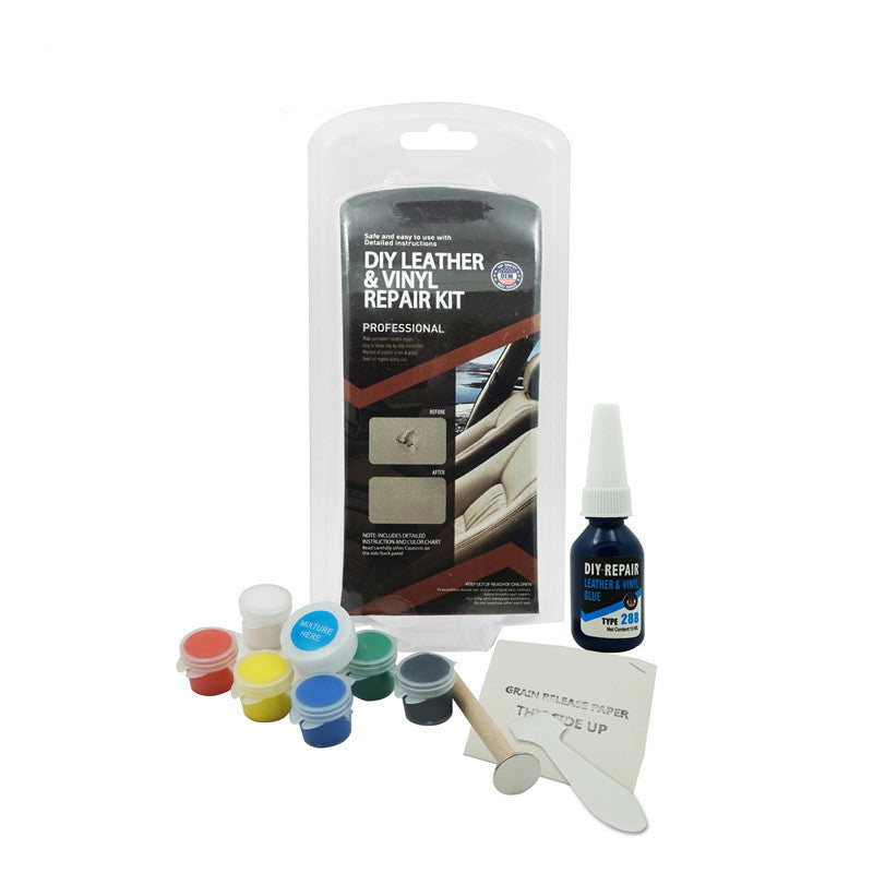 DIY Car for Seat Leather Sofa Coats Scratch Cracks Rip 7 Colors Restoration Tool Kit