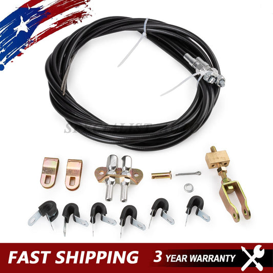 Universal Rear Parking Brake Emergency E-Brake Cable Kit For Wilwood 330-9371 Q