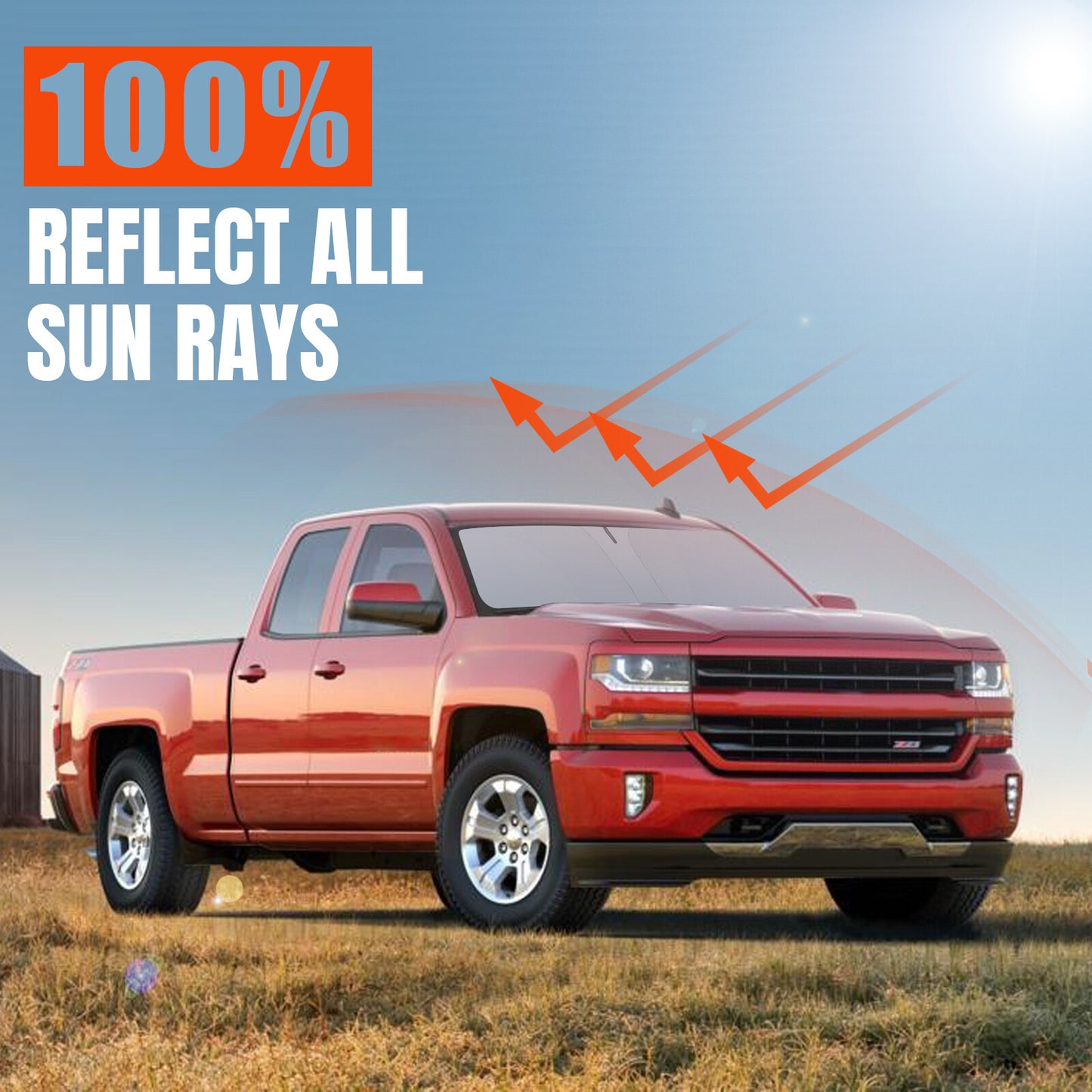 Foldable protective cover for 2017-2024 F250, F350, and F450 cab microphone windshield sunshade. n