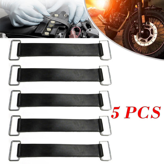 5Pcs 6 Motorcycle Universal Rubber Battery Strap Holder Belt for Honda for Suzuki Q