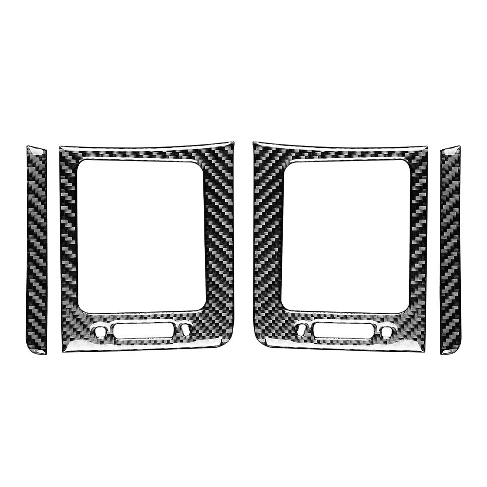 Black Dashboard Side Air Vent Outlet Cover Trim for Subaru WRX STi 2015-2021