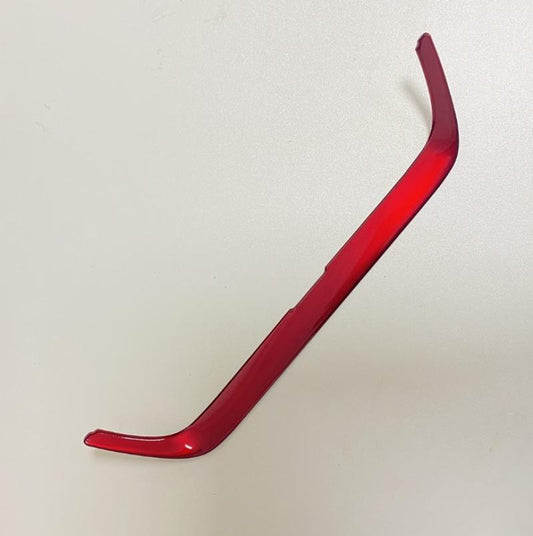 Red trim for the center air vent on the dashboard of the 2019-2024 for Toyota for Corolla .
