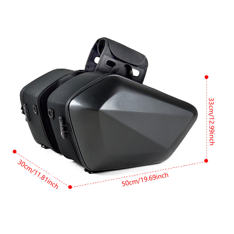 60L Hard Shell Side Pocket for Motorcycles, Scooters, and Helmets ( ) n