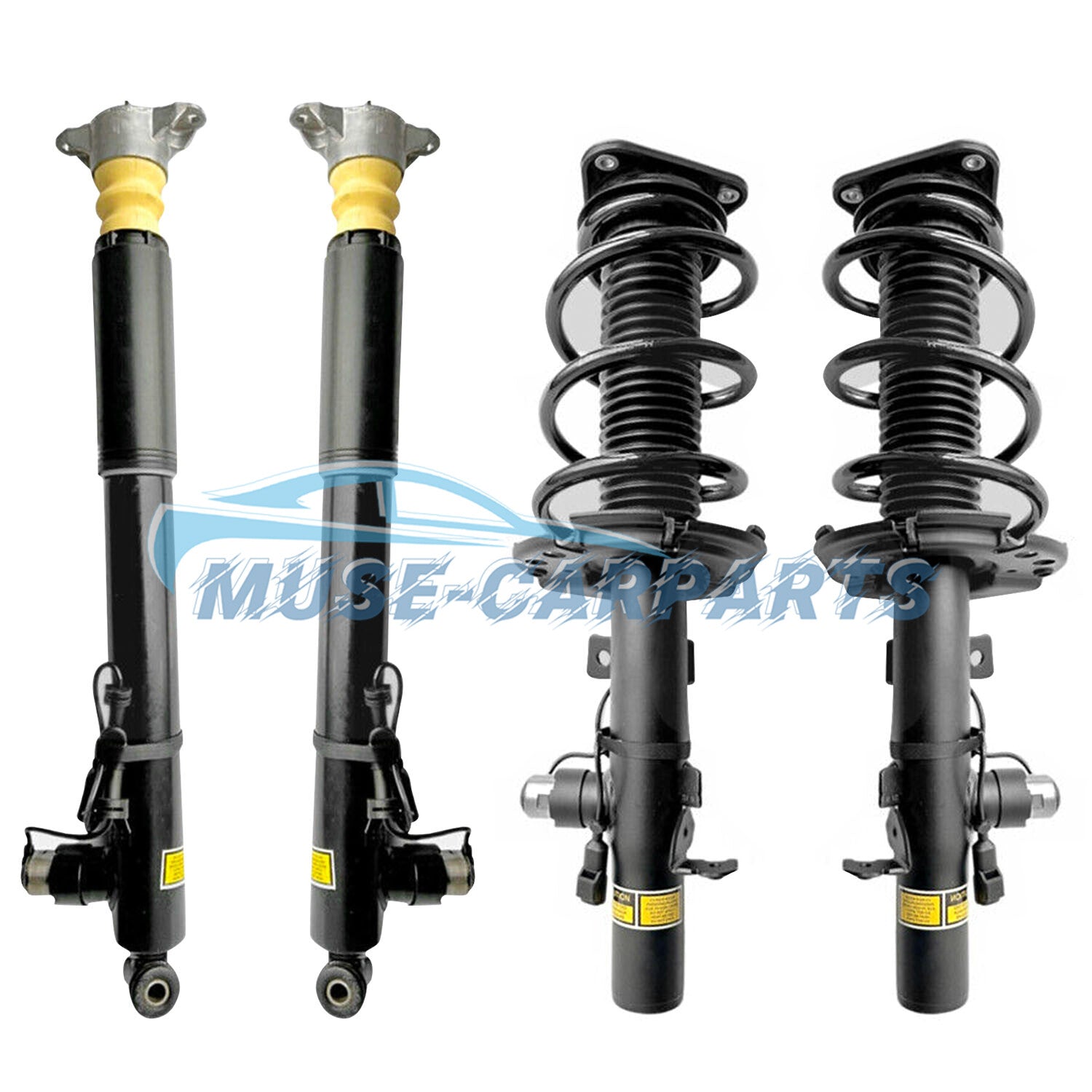 Front L+R Shock Strut Assemblies Fit for BMW E60 E61 525xi 530xi 535i AWD w/o EDC