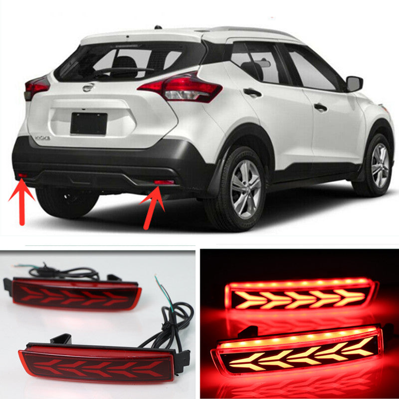 For KICKS 2021-2023 LED Rear Fog Light Tail Bumper Light Sets Accessories n