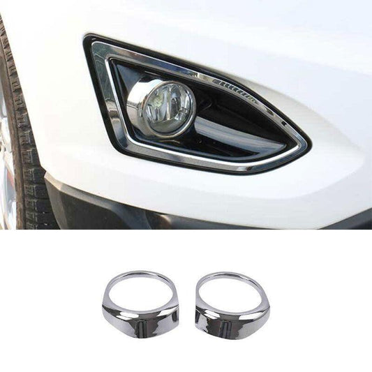 Fit for Ford Edge 2015-2017 2018 ABS Chrome Automobile Front Fog Lamp Decoeation