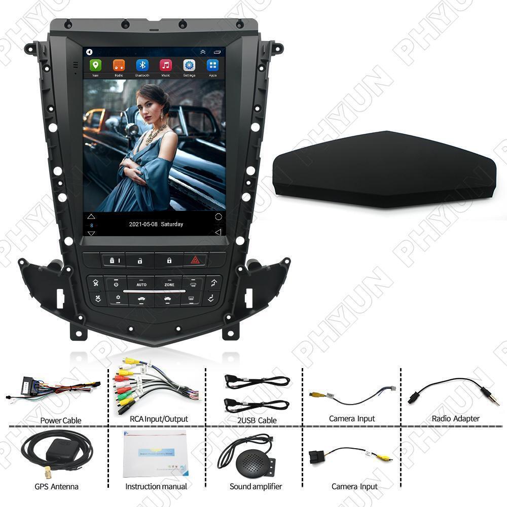 9.7-inch radio with GPS, 1G+16G storage for Cadillac SRX 2009-2012, vertical Android 11 car stereo. n