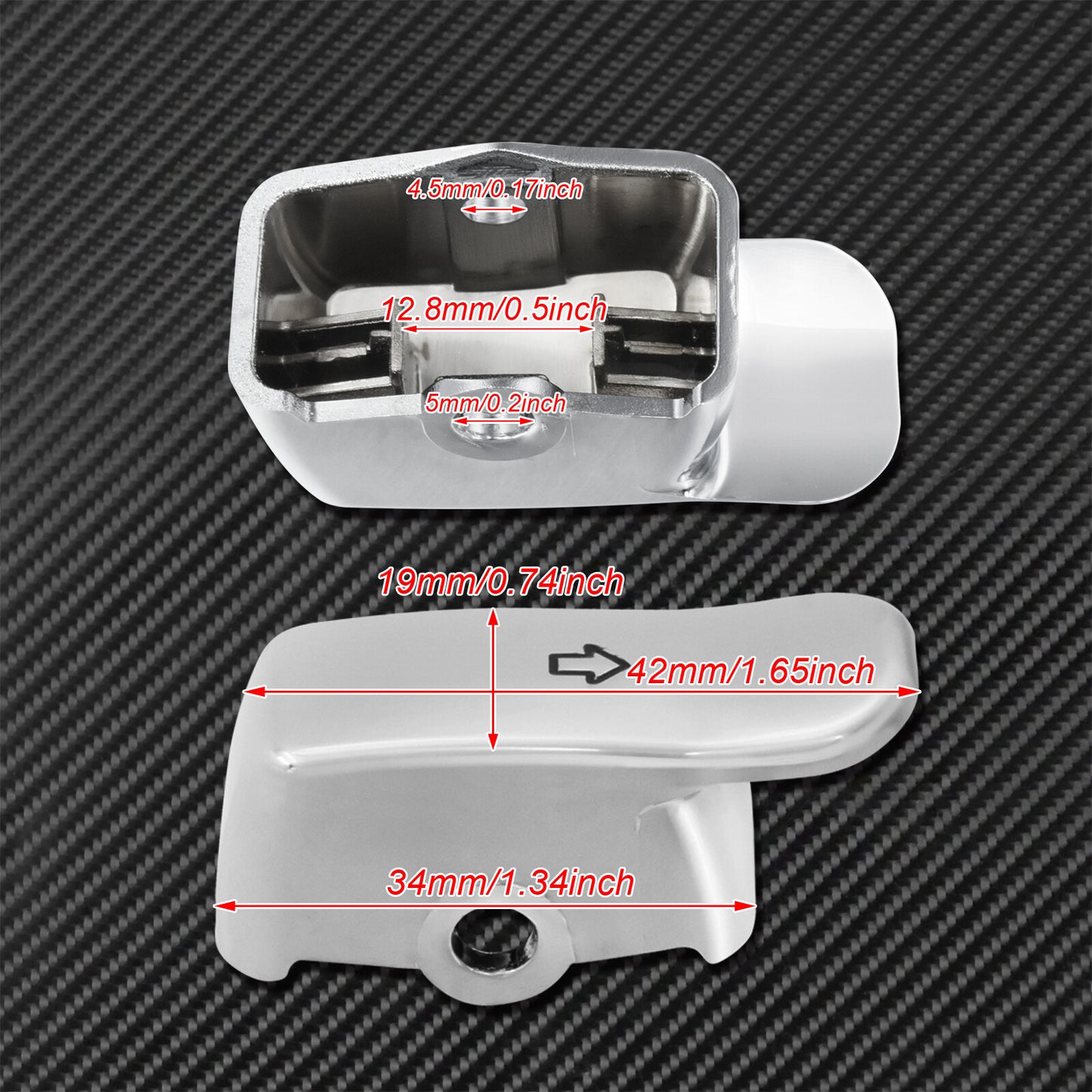 Motorcycle Chrome Turn Signal Extension Caps Fit For Softail Dyna Sportster XL