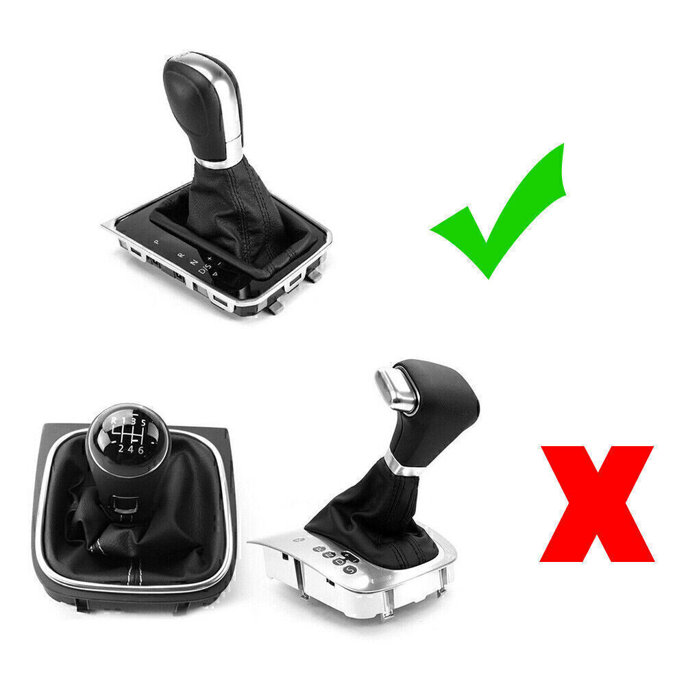 Carbon fiber car shift knife badge suitable for VW for Golf MK7 CC 2011+ Q