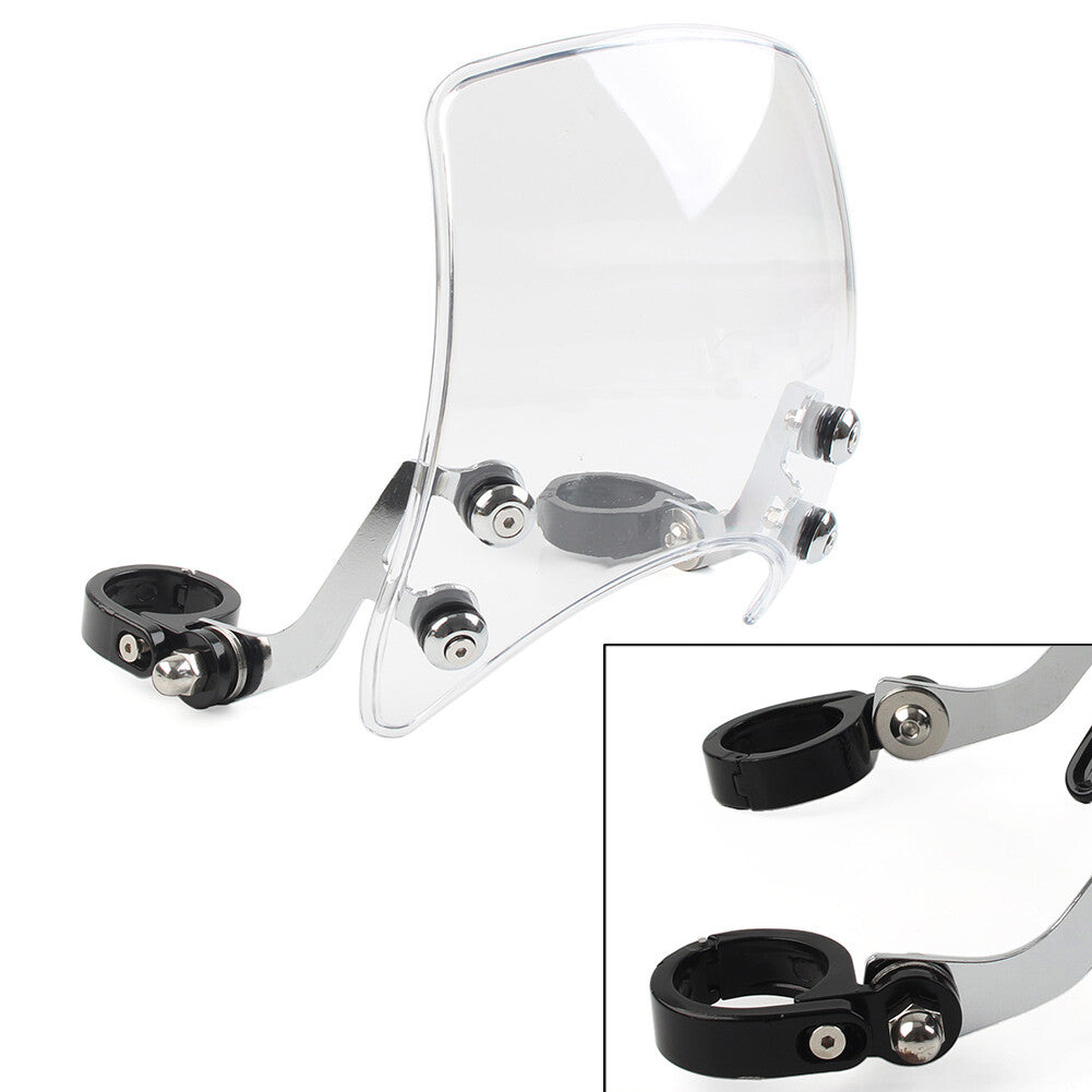 Headlight Windshield Windscreen Wind Deflector Fit for Harley 48 883 1200 Clear