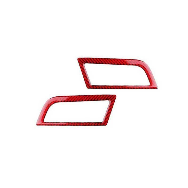 for Ford for Mustang for Shelby 2015-22 Red Carbon Fiber Left And Right Air Outlet Vent