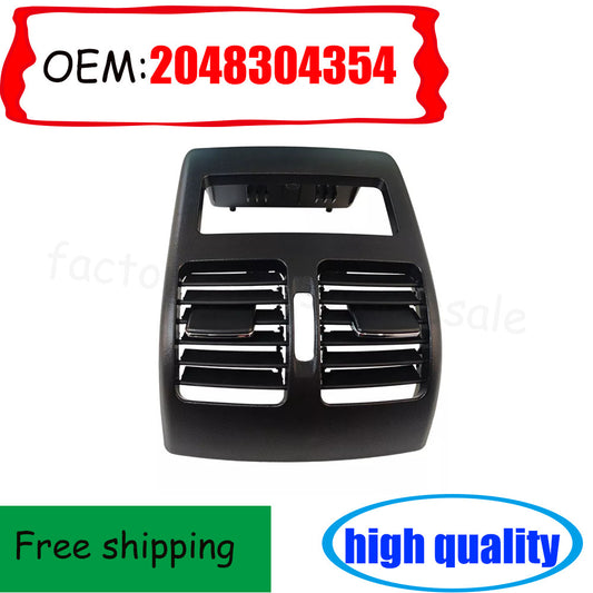 1 Rear center console air vent AC heater vent black suitable for GLK300 GLK350 X204- n