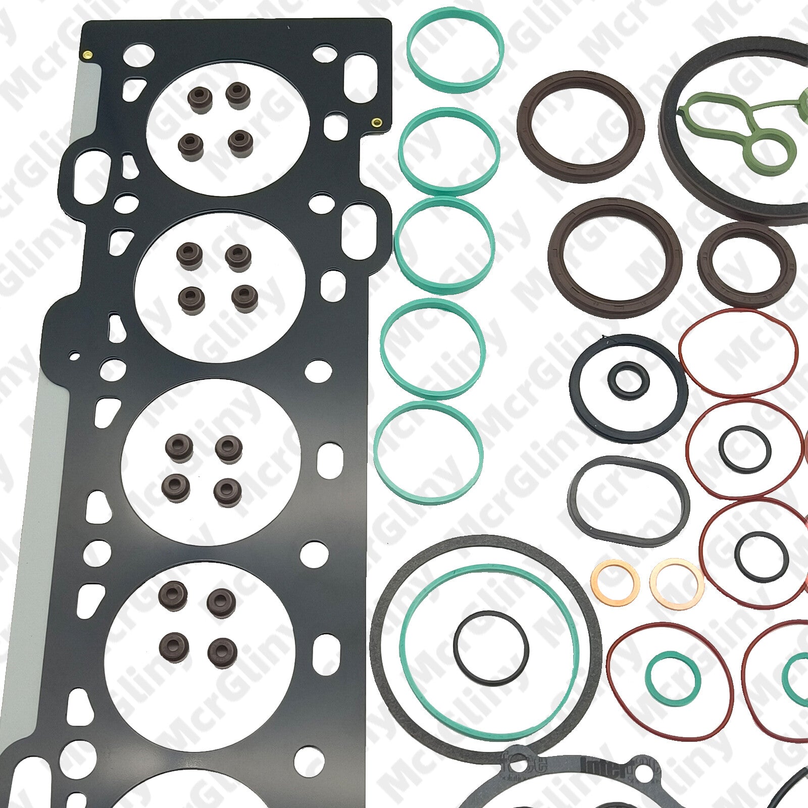 Engine cylinder head gasket sealing kit suitable for Volvo S40, S60, S80, XC60, XC70, V60, C30, C70 2.5T- n