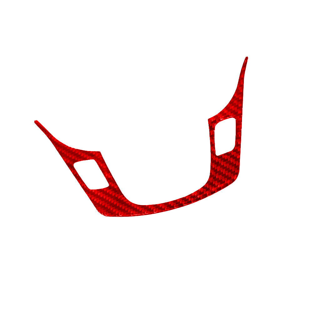 Red Carbon Fiber Rear Vent Outlet Cover Trim For X5 E70 X6 E71 2008-13 TypeB v