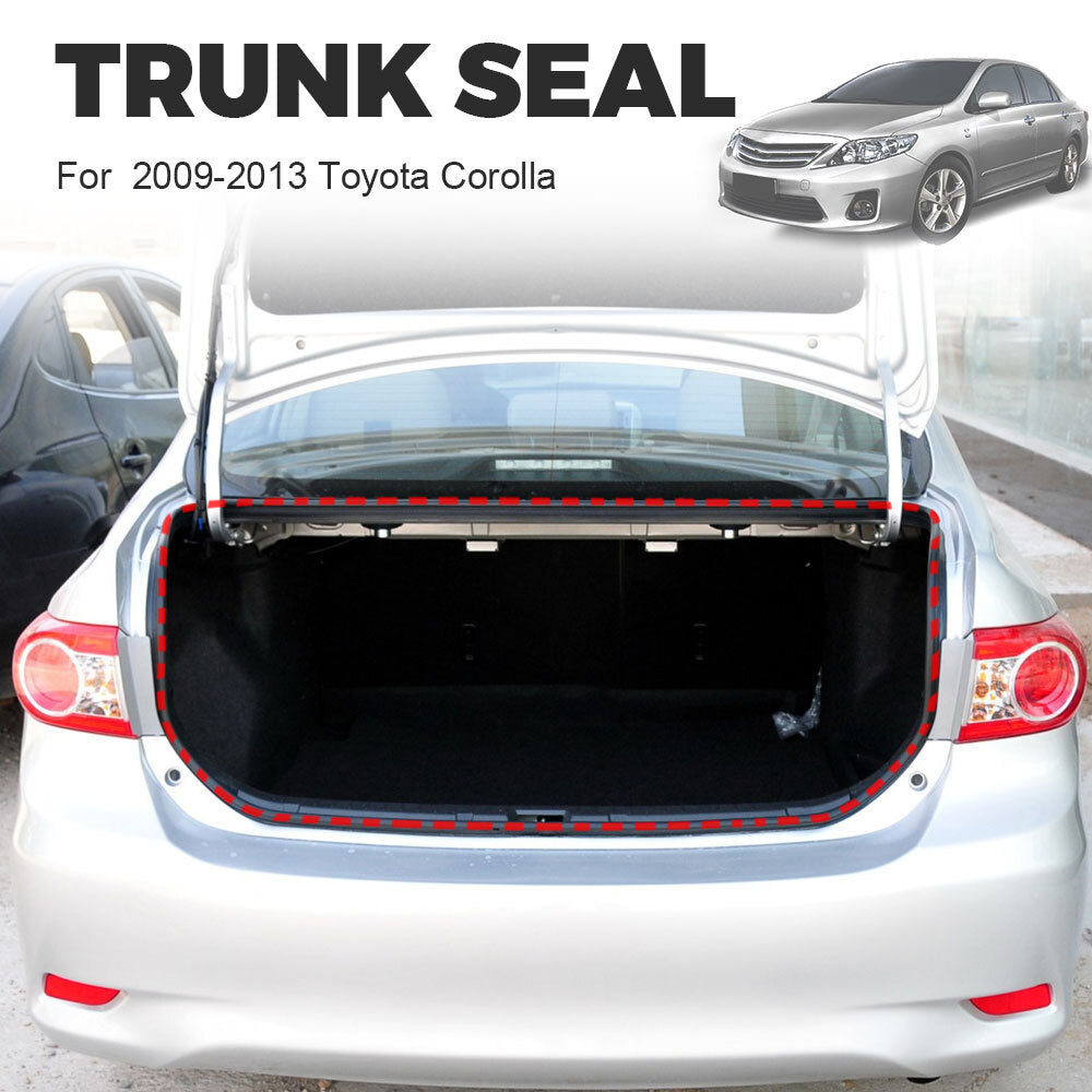 Rubber weatherstrip repalce for Corolla 2009-2013 trunk lid. n