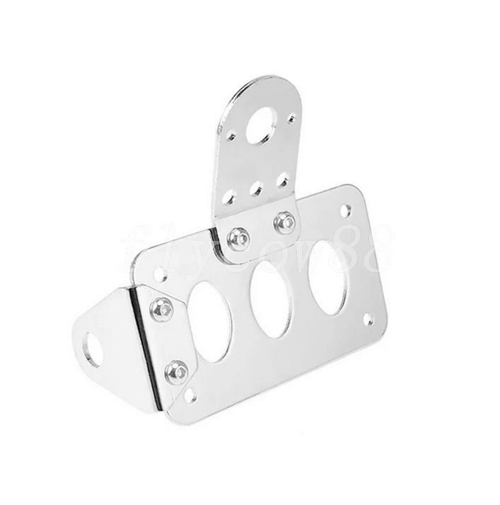 Chrome Side Mount License Plate Holder for Harley-Davidson Sportster XL 1200 883 Q