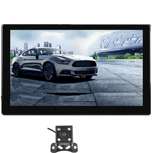 9in Car Monitor Radio DVR ADAS For Wireless Carplay Android Auto W/4LED Cam