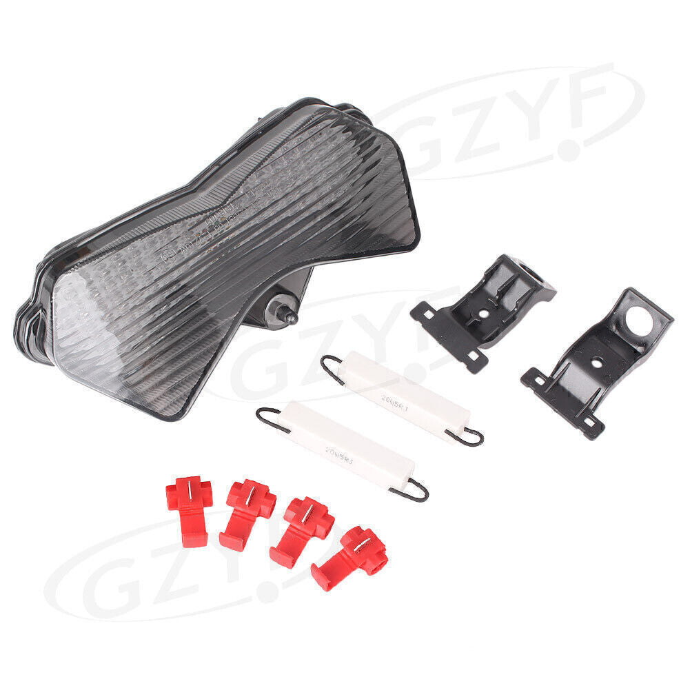 1x Integrated Turn Signals LED Tail light for Kawasaki ZX6R 636 Z1000 2003 2004